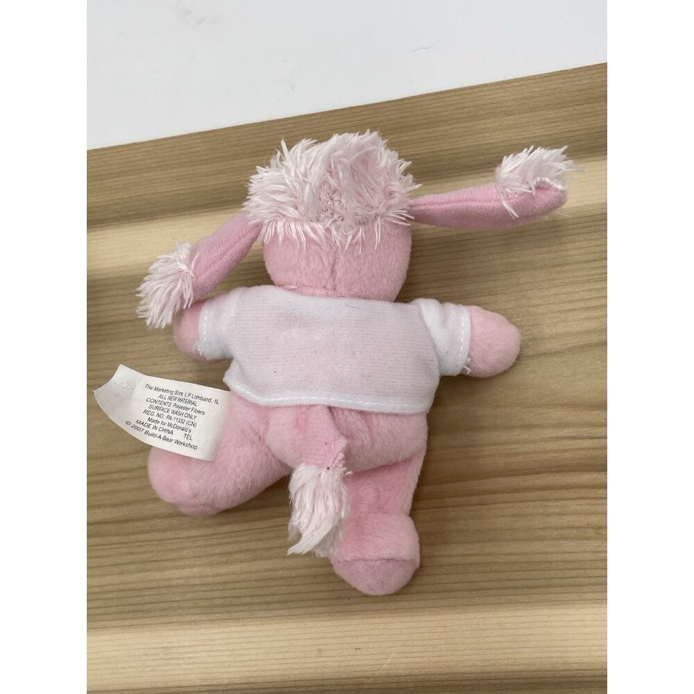Build A Bear Lot of 3 McDonalds Happy Meal Mini Plush Dog Poodle Teddy Bears - Picture 11 of 14